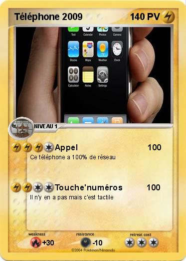 Pokemon Téléphone 2009