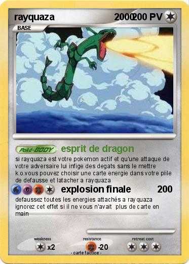 Pokemon rayquaza                       2000