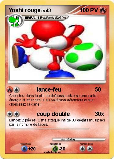 Pokemon Yoshi rouge