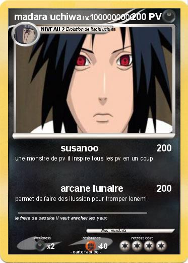 Pokemon madara uchiwa