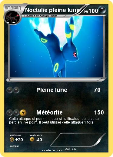 Pokemon Noctalie pleine lune