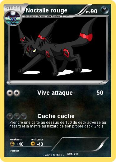 Pokemon Noctalie rouge