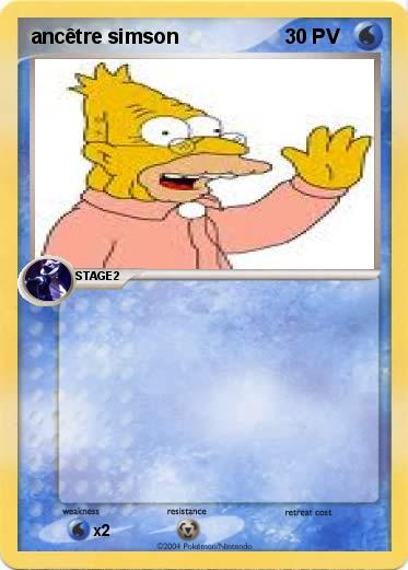 Pokemon ancêtre simson