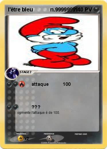 Pokemon l'être bleu            n.99999999