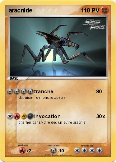Pokemon aracnide