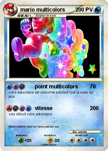 Pokemon mario multicolors