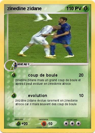 Pokemon zinedine zidane