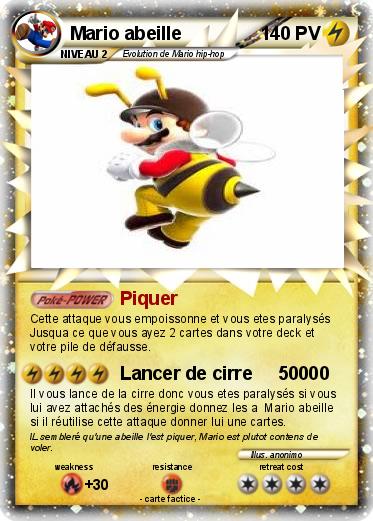 Pokemon Mario abeille