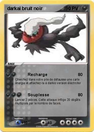Pokemon darkai bruit noir