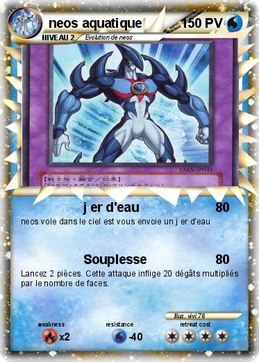 Pokemon neos aquatique