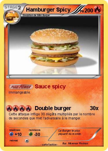 Pokemon Hamburger Spicy