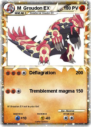 Pokemon M  Groudon EX