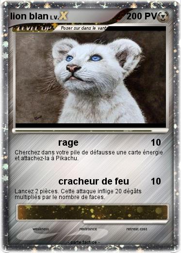 Pokemon lion blan
