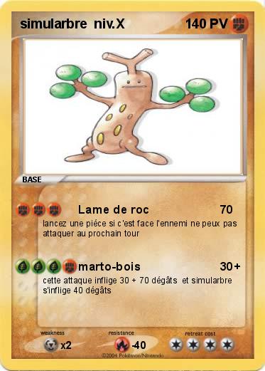 Pokemon simularbre  niv.X