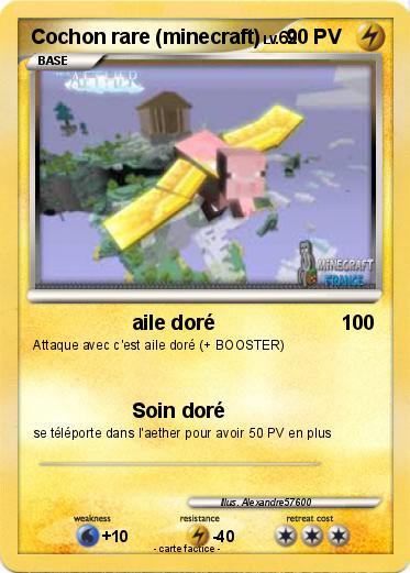 Pokemon Cochon rare (minecraft)