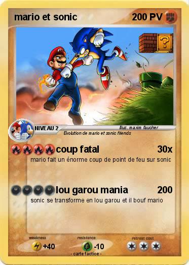 Pokemon mario et sonic