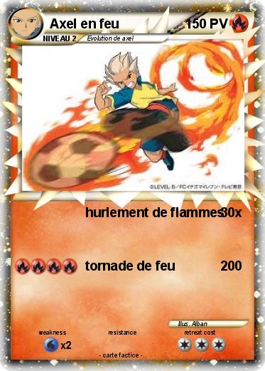 Pokemon Axel en feu