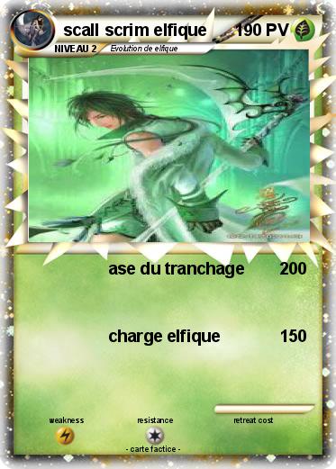 Pokemon scall scrim elfique