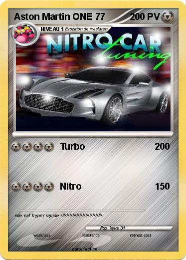 Pokemon Aston Martin ONE 77
