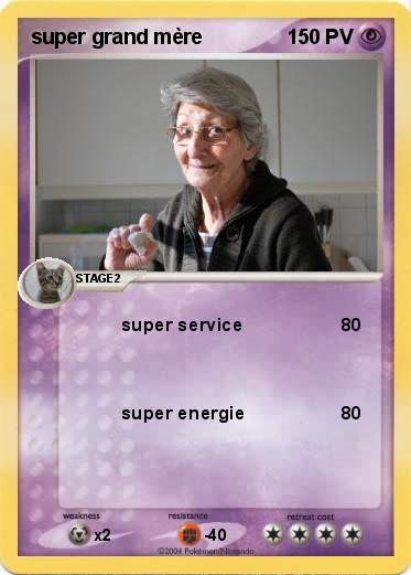 Pokemon super grand mère