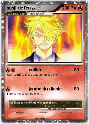 Pokemon sanji de feu