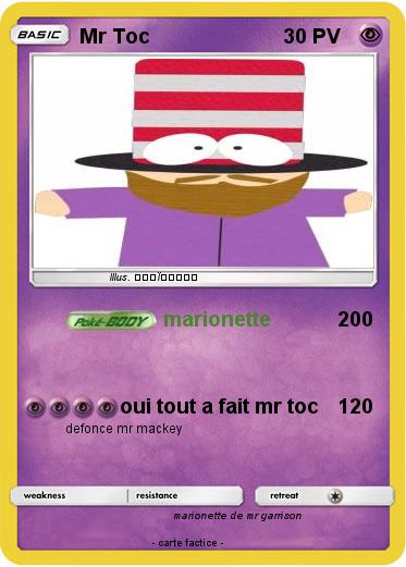 Pokemon Mr Toc
