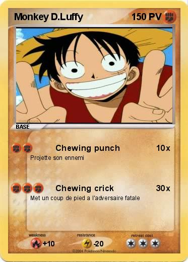 Pokemon Monkey D.Luffy