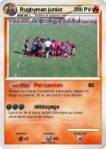 Pokemon Rugbyman junior