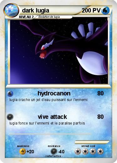Pokemon dark lugia