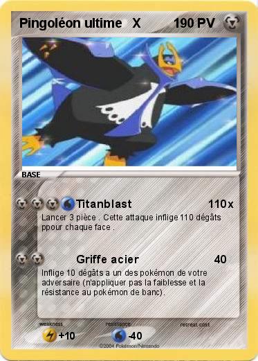 Pokemon Pingoléon ultime   X         1