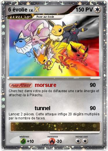 Pokemon 6 évolie