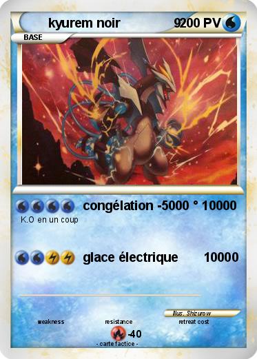 Pokemon kyurem noir               9
