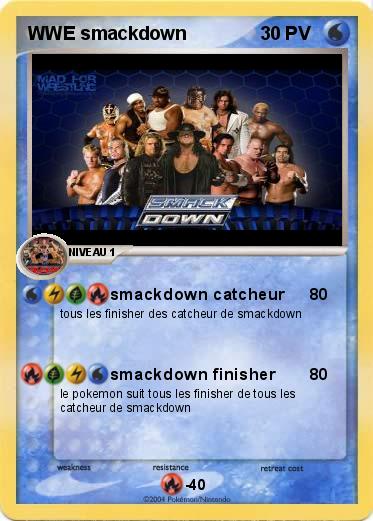 Pokemon WWE smackdown