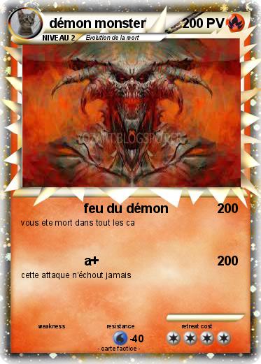 Pokemon démon monster
