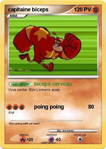 Pokemon capitaine biceps