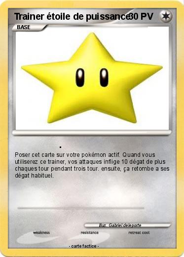 Pokemon Trainer étoile de puissance