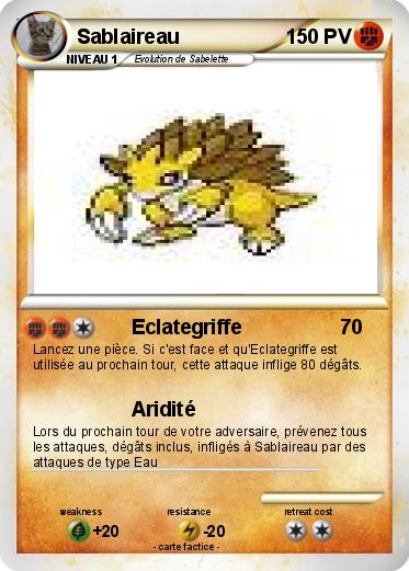 Pokemon Sablaireau
