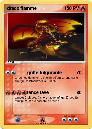 Pokemon draco flamme