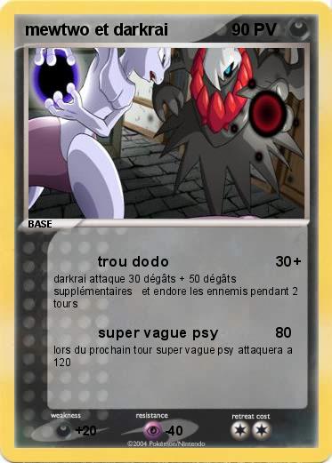 Pokemon mewtwo et darkrai