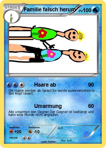 Pokemon Familie falsch herum