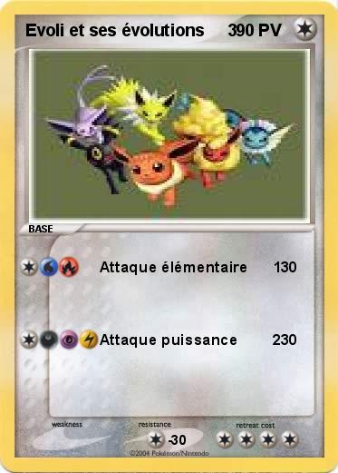 Pokemon Evoli et ses évolutions     3
