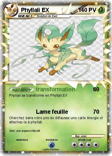 Pokemon Phyllali EX