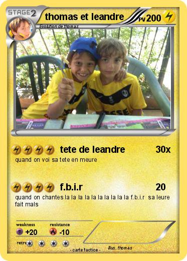 Pokemon thomas et leandre