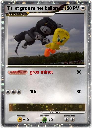 Pokemon Titi et gros minet ballon