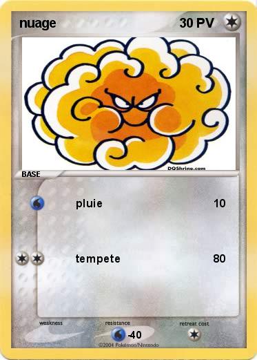 Pokemon nuage