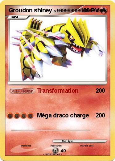 Pokemon Groudon shiney