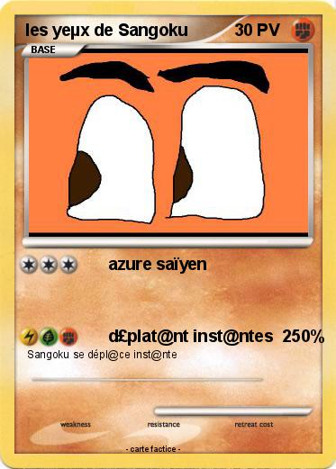 Pokemon les yeµx de Sangoku