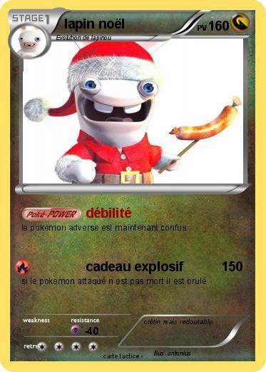 Pokemon lapin noël