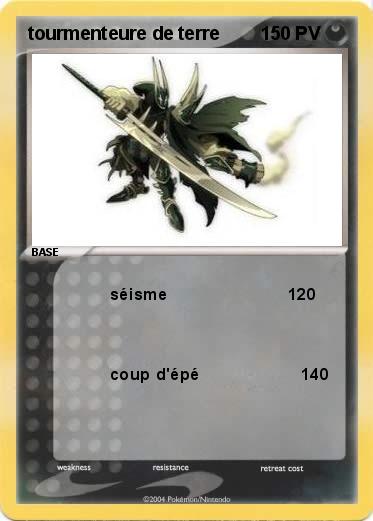 Pokemon tourmenteure de terre
