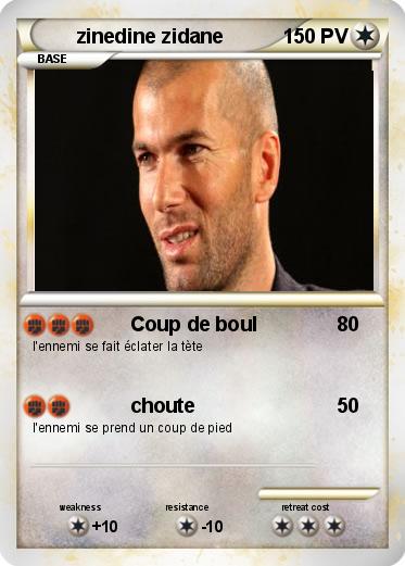 Pokemon zinedine zidane